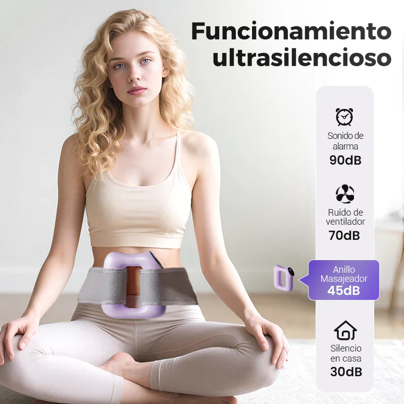 Masajeador Proo + cinta ajustable. 3 en 1 Quema grasa, Mejora digestiva y Masajes.