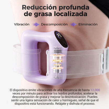 Masajeador Proo + cinta ajustable.  3 en 1 Quema grasa, Mejora digestiva y Masajes.